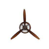 Muurklok Home ESPRIT Koper PVC Metaal Propellers 75,5 x 8 x 75 cm - thumbnail