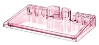 HAN ha-17470-76 buro-organizer i-step transparant fel rose - thumbnail