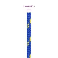 Boottouw 2 mm 25 m polypropyleen blauw - thumbnail