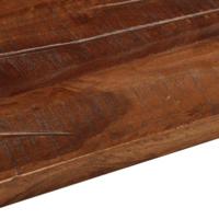 Tafelblad vierkant 50x50x2,5 cm massief gerecycled hout - thumbnail