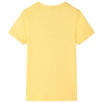 Kindershirt dinosaurusprint 140 lichtokerkleurig