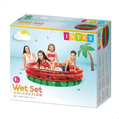 Intex Watermeloen Zwembad 3-Ring 1,68m