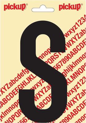 Plakletter Nobel Sticker letter S zwart Pickup - Pickup