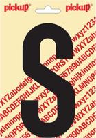 Plakletter Nobel Sticker letter S zwart Pickup - Pickup - thumbnail