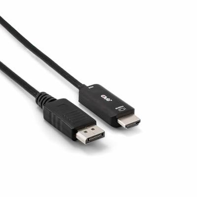 club3D CAC-1083 DisplayPort / HDMI Adapterkabel [1x DisplayPort stekker - 1x HDMI-stekker] Zwart 2.00 m