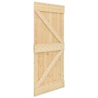 Deur 80x210 cm massief grenenhout - thumbnail