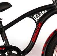 Volare miracle cruiser kinderfiets - jongens - 16 inch - mat zwart - prime collection - thumbnail