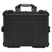 Flightcase draagbaar 55x43x21 cm PP zwart - thumbnail