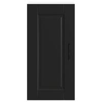 Keukenwandkast Porto bewerkt hout zwart - thumbnail