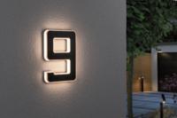 Paulmann 79850 4000870798508 Huisnummerlamp op zonne-energie Energielabel: A (A - G) 0.20 W Warmwit Zwart - thumbnail