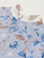 Playshoes zwempak lange mouw dino blauw-62-68 - thumbnail