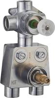Ben Lavion 250 inbouw regendoucheset met 4 straalsoorten en plafondaansluiting Ø25cm geborsteld messing pvd - thumbnail