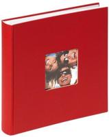 walther+ design FA208R Fotoalbum (b x h) 30 cm x 30 cm Rood 100 bladzijden - thumbnail