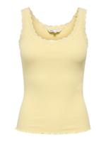 Only Onlsara Sharai Tank Top Jrs Noos 15345994 Tanktops Double Cream - thumbnail