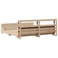 Bedframe zonder matras massief grenenhout 180x200 cm - thumbnail