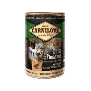 Carnilove eend en fazant natvoer hond (blik) 6 x 400 g