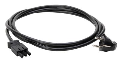 Kopp 226403049 1 stuks Netkabel Zwart 3.00 m