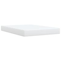 Boxspring met matras kunstleer wit 140x200 cm - thumbnail