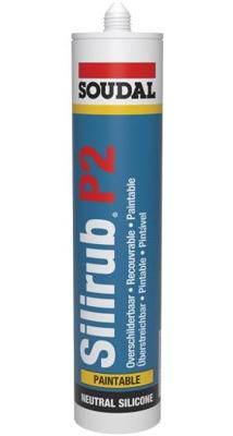 Soudal Silirub P2 | Beglazingskit | B .Grijs Ral 7023 | 600 ml - 120317