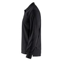 Blåkläder Poloshirt lange mouw 33881050 | Zwart | Maat M - 7330509482223 - thumbnail