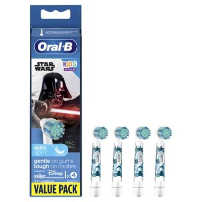 Oral-B Oral-B EB10S-4 Opzetborstel voor elektrische tandenborstel 4 stuk(s) Meerdere kleuren