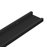 VidaXL Fotoplanken 2 st 60x9x3 cm mdf zwart - thumbnail