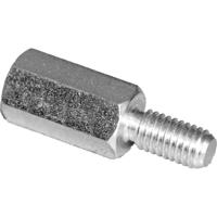 PB Fastener S45530X15 Afstandsbouten (l) 15 mm M3 x 7 M3 x 6 Staal Verzinkt 10 stuk(s) - thumbnail