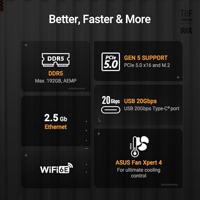 Asus TUF B850M-PLUS Moederbord Vormfactor Micro-ATX Moederbord chipset AMD® B850 - thumbnail