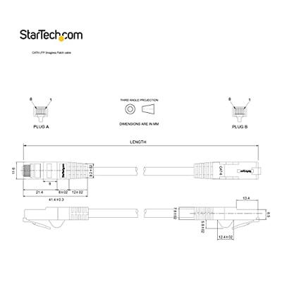 StarTech.com 15 ft Snagless StarTech Cat6 UTP patchkabel, ETL-geverifieerd, zwart,