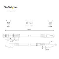 StarTech.com 15 ft Snagless StarTech Cat6 UTP patchkabel, ETL-geverifieerd, zwart, - thumbnail