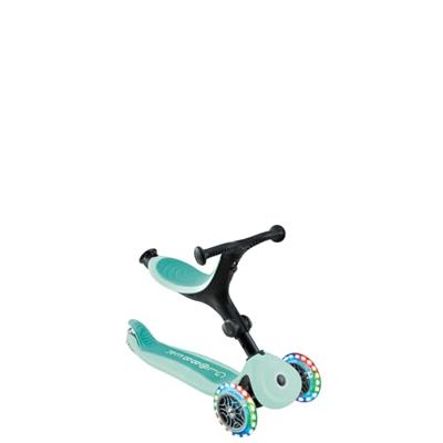 Evolutieve step - Go Up Active Lights 360°- GLOBBER mintgroen