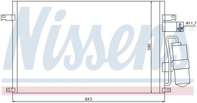 Condensator, airconditioning 94978