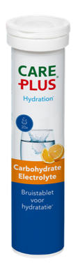 Care Plus Carbohydrate Electrolyte bruistablet - Sinaasappelsmaak - 20 stuks