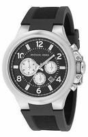 Horlogeband Michael Kors MK8081 Rubber Zwart - thumbnail