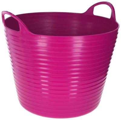 Mand flexibel flexbag roze 28 liter 2