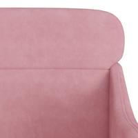 Fauteuil 63x76x80 cm fluweel roze - thumbnail
