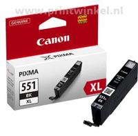 Canon inktcartridge CLI-551BK-XL, 950 pagina's, OEM 6443B001, zwart - thumbnail