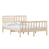Bedframe massief hout 140x200 cm - thumbnail