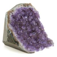 Ruwe Uruguayaanse Roze Amethist Edelsteen Geode Staand (250 gr) - thumbnail
