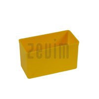 Zevim Inzetbakje | 54 x 108 x 63 mm | Hoog | Geel - 2155214502 - thumbnail