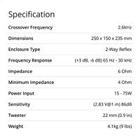 Q Acoustics: 3010i Boekenplank Speakers 2 Stuks - English Walnut - thumbnail