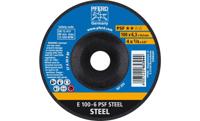 PFERD TOOLS 62010634 E 100-6 PSF STEEL/16,0 Afbraamschijf gebogen Diameter 100 mm Boordiameter 16 mm Gietijzer, Staal, Gegoten staal 10 stuk(s) - thumbnail