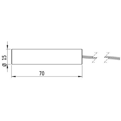 Picotronic Lasermodule Lijn Groen 5 mW LD532-5-3(15x70)