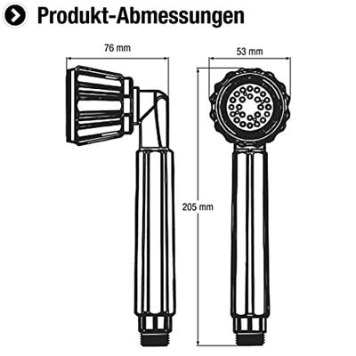 Cornat Handdouche Amaroni New Acryl 1S Ch - TECB3470 Cornat Handdouche Amaroni New Acryl 1S Ch - TECB3470