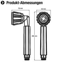 Cornat Handdouche Amaroni New Acryl 1S Ch - TECB3470 - thumbnail