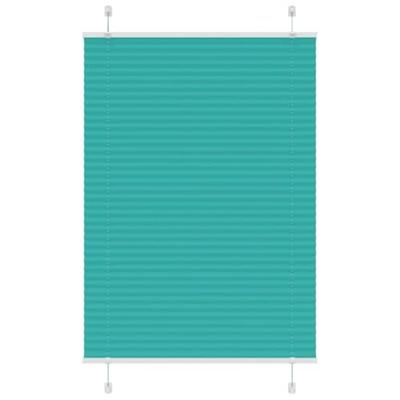 Pliss rolgordijn 95x150 cm stofbreedte 94,4 cm petrol groen Pliss rolgordijn 95x150 cm stofbreedte 94,4 cm petrol groen
