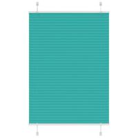 Pliss rolgordijn 100x150 cm stofbreedte 99,4cm petrol groen - thumbnail