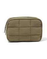 HEMA Toilettas 12x18cm donkergroen - thumbnail