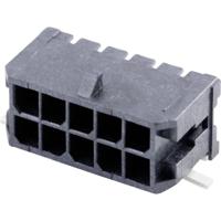 Molex 430451010 Male header, inbouw (standaard) Totaal aantal polen: 10 Rastermaat: 3 mm Inhoud: 1 stuk(s) Tape on Full reel - thumbnail