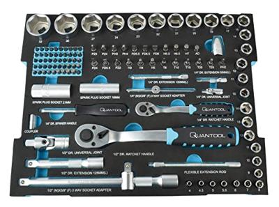 Quantool dopsleutelset 118 dlg inlay - Q25001 Quantool dopsleutelset 118 dlg inlay - Q25001